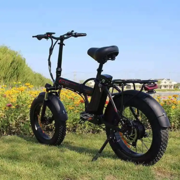Special Offer Top quality Best 27" 750w Fat Tire Cruiser Fat Tire Electric Bike Folding Electric Bicycle 10 Black Customized Logo Lithium Battery 48V 20"